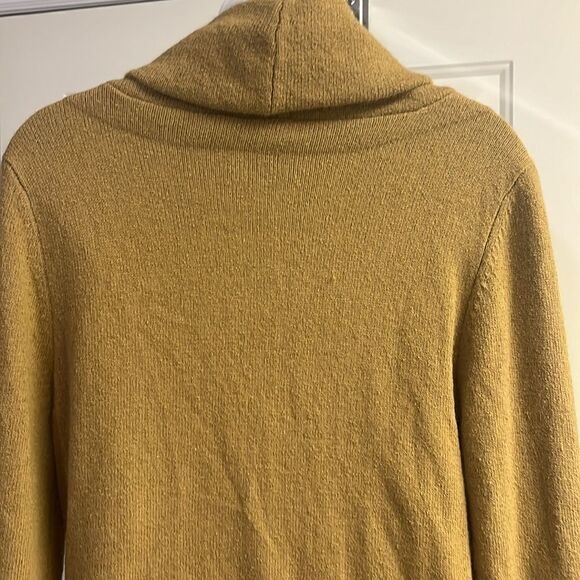 Soft Surroundings Wool Angora Blend Tan Long Sleeve V-neck Cardigan Size Medium - Picture 10 of 15